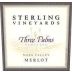 Sterling Three Palms Vineyard Merlot 1998 Front Label
