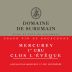 Domaine de Suremain Mercurey Clos l'Eveque Premier Cru 2013 Front Label