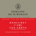Domaine de Suremain Mercurey Les Crets Premier Cru 2013 Front Label