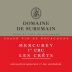 Domaine de Suremain Mercurey Les Crets Premier Cru 2012 Front Label