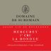 Domaine de Suremain Mercurey La Bondue Premier CRU 2012 Front Label