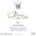Domaine des 2 Anes Gris Blanc 2012 Front Label
