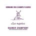 Domaine des Champs Fleuris Saumur Champigny Les Tufolies 2013 Front Label