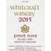 Whitcraft Zotovich Vineyard Pinot Noir 2015 Front Label