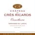 Chateau des Cres Ricards Coteaux du Languedoc Oenothera 2013 Front Label