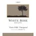 White Rose Vista Vineyard Clone Series Dijon 115 Pinot Noir 2013 Front Label