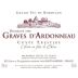 Domaine des Graves d'Ardonneau Cotes de Bordeaux Cuvee Prestige 2010 Front Label