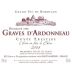 Domaine des Graves d'Ardonneau Cotes de Bordeaux Cuvee Prestige 2008 Front Label