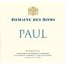 Domaine des Homs Minervois Paul 2014 Front Label