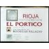 Bodegas Palacio El Portico 1997 Front Label