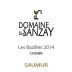 Domaine des Sanzay Saumur Les Bazilles Blanc 2014 Front Label