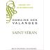 Domaine des Valanges Saint-Veran 2014 Front Label