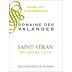 Domaine des Valanges Saint-Veran 2015 Front Label