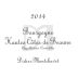 Domaine Didier Montchovet Bourgogne Hautes Cotes de Beaune Rouge 2014 Front Label