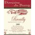 Domaine du Barvy Domaine du Barvy 2009 Front Label