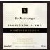 Te Kairanga Sauvignon Blanc 2000 Front Label