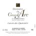 Domaine du Grand Arc Corbieres Cuvee des Quarante 2014 Front Label