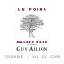 Domaine du Haut Perron Touraine Le Poira Malbec 2009 Front Label
