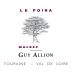 Domaine du Haut Perron Touraine Le Poira Malbec 2014 Front Label