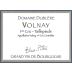 Domaine Dublere Volnay Taille Pieds Premier Cru 2012 Front Label