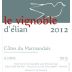 Domaine Elian Da Ros Le Vignoble d'Elian 2012 Front Label