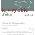 Domaine Elian Da Ros Le Vignoble d'Elian 2013 Front Label