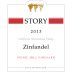 Story Winery Picnic Hill Zinfandel 2013 Front Label
