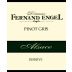 Fernand Engel Reserve Pinot Gris 2012 Front Label