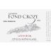 Domaine Fond Croze Cotes du Rhone Villages La Croix Coq 2011 Front Label