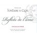 Fontaine du Clos Vacqueyras Reflets de l'Ame 2010 Front Label