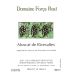 Domaine Forca Real Muscat de Rivesaltes 2014 Front Label