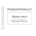 Francois Raquillet Mercurey Vieilles Vignes 2013 Front Label