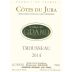Domaine Grand Vignerons Cotes du Jura Trousseau 2014 Front Label