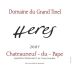 Domaine Grandtinel Chateauneuf-du-Pape Cuvee Heres 2007 Front Label