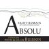 Henri & Gilles Buisson Saint-Romain Absolu Blanc 2014 Front Label