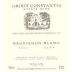 Groot Constantia Sauvignon Blanc 1998 Front Label