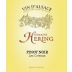 Domaine Hering Les Coteaux Pinot Noir 2015 Front Label