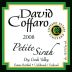 David Coffaro Estate Vineyard Petite Sirah 2008 Front Label