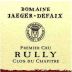 Domaine Jaeger Defaix Rully Clos du Chapitre Premier Cru 2010 Front Label