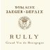 Domaine Jaeger Defaix Rully Preaux Premier Cru 2014 Front Label