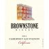 Brownstone Winery Cabernet Sauvignon 2013 Front Label