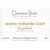 Jean-Yves Bizot Vosne-Romanee les Jachees 2009 Front Label