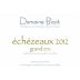 Jean-Yves Bizot Echezeaux Grand Cru 2012 Front Label