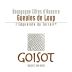 Domaine Goisot Bourgogne Cotes d'Auxerre Gueules de Loup 2010 Front Label