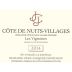 Jean-Jacques Confuron Cote de Nuits-Villages Les Vignottes 2014 Front Label