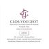 Jean-Jacques Confuron Clos-Vougeot Grand Cru 2011 Front Label