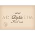 Adelsheim Deglace Pinot Noir 2012 Front Label