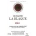 Domaine la Blaque Coteaux de Pierrevert Rouge 2010 Front Label