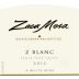 Zaca Mesa Z Blanc White 2012 Front Label