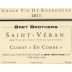 Domaine La Soufrandiere Saint-Veran Climat En Combe 2011 Front Label